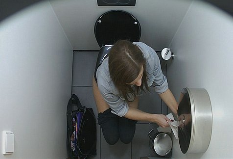 hidden cam toilet tube